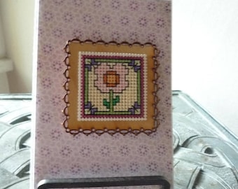 For You, Hand Stitched Greeting Card and Magnet