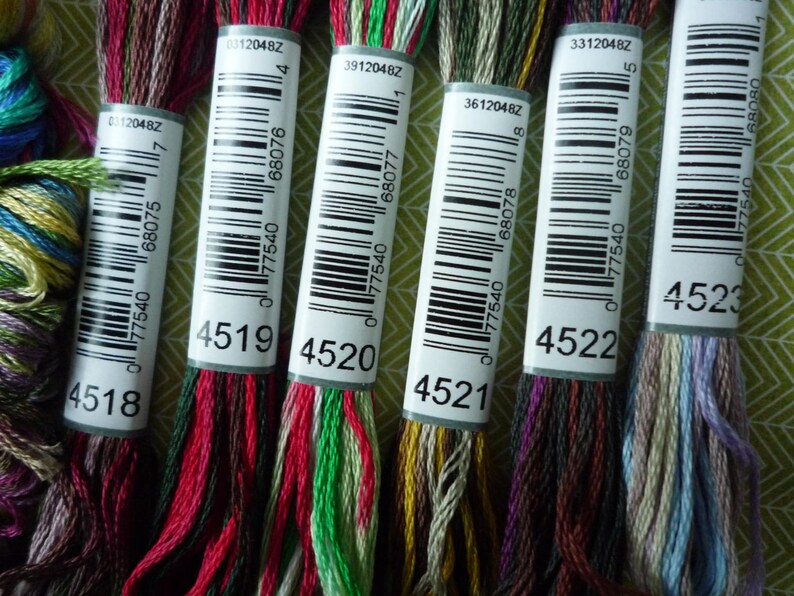 DMC Coloris Floss New Variegated Colors Lot of 24 Skeins Etsy