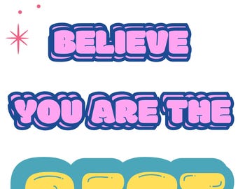 A Set of 10 Digital Printable Motivational Posters for Kids - Classroom & Playroom Art (6000x9000px)