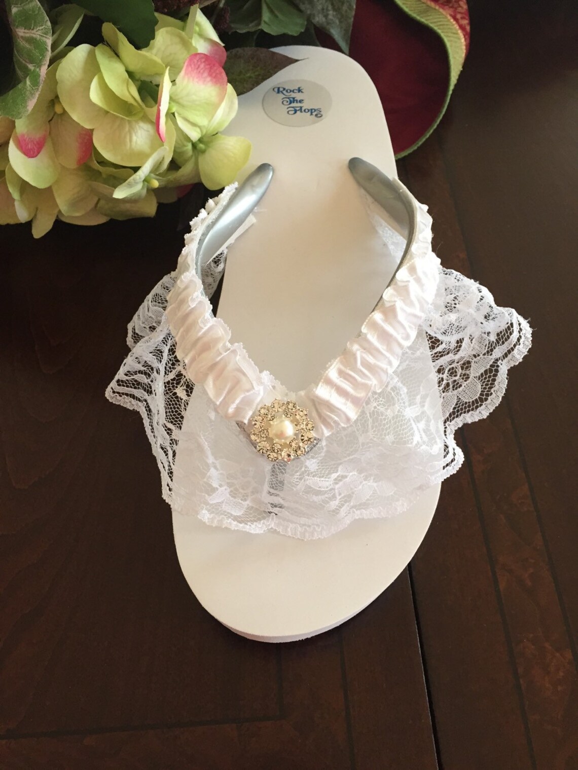 etsy wedding flip flops