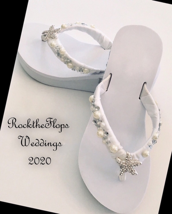 wedding shoes flip flops