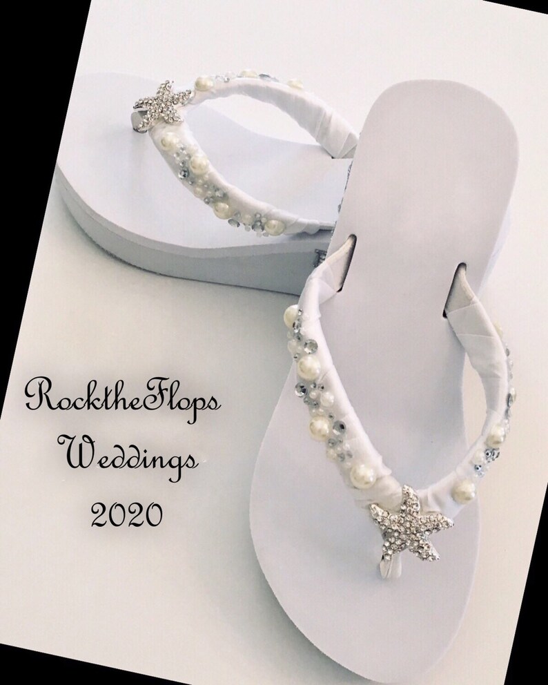 white wedges wedding