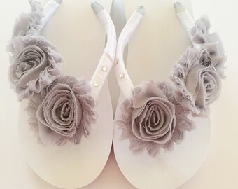 Bridal Flip Flops. Wedges. Wedding Flip Flops. Flower Wedding Shoes .Bling Bridal Shoes. Beach Wedding Shoes. Destination Wedding Shoes