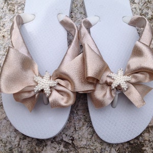 Pearl Bridal Flip Flops. Wedding Pearl Flip Flops. - Etsy