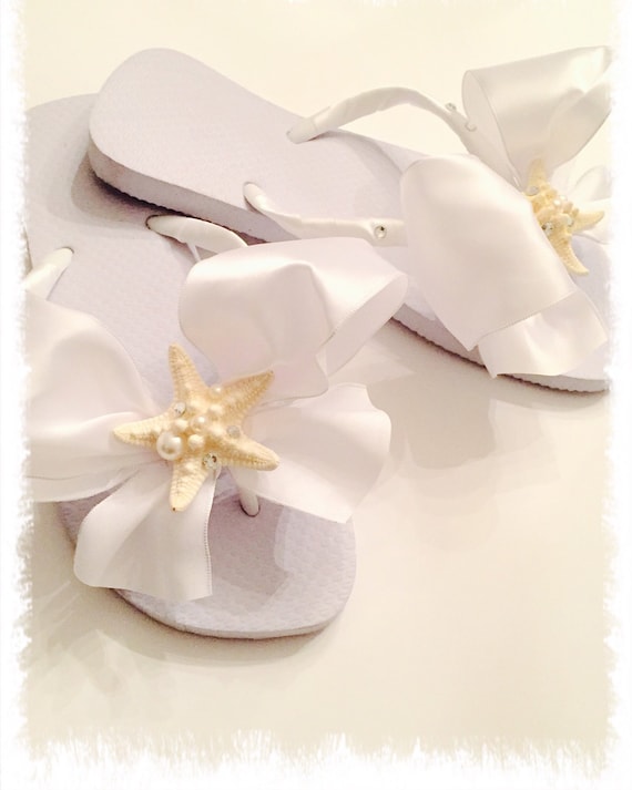 Bridal Flip Flops Wedges Wedding Flip Flops Bridal Etsy