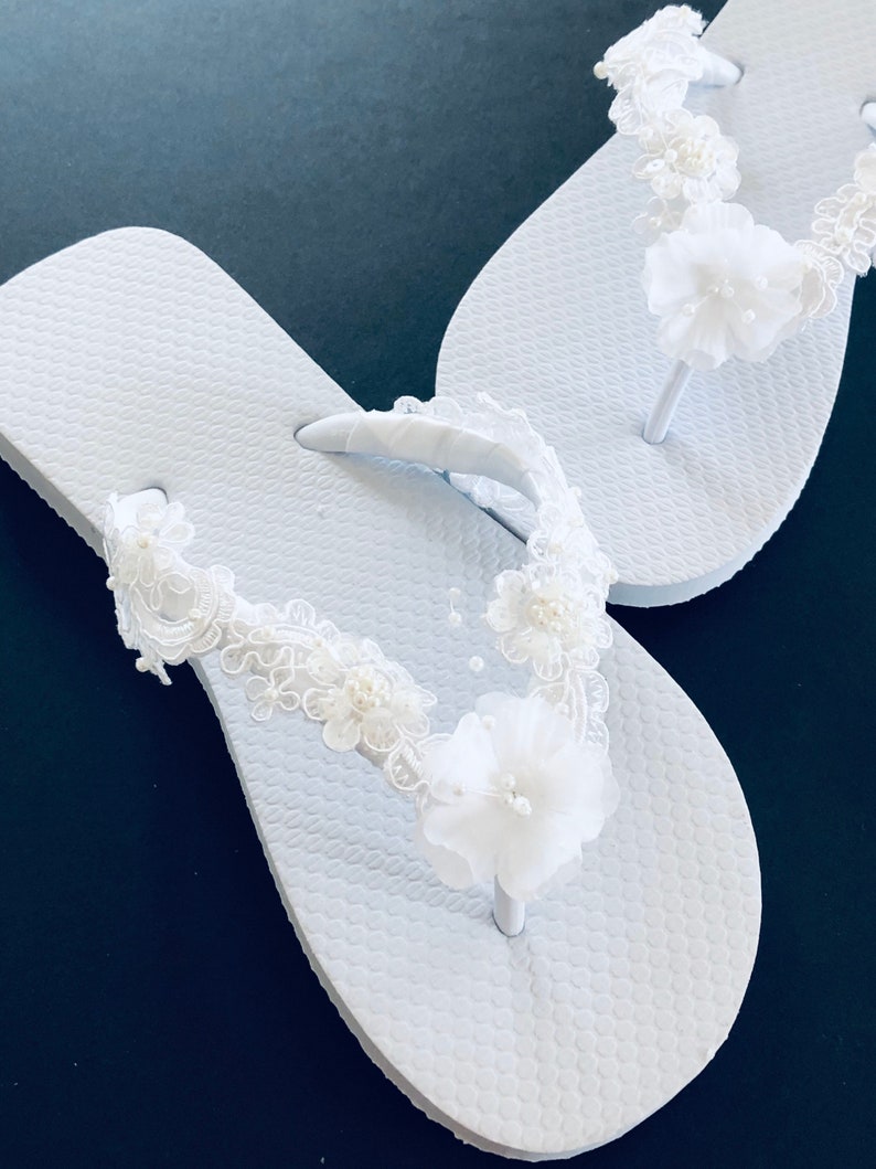 etsy wedding flip flops