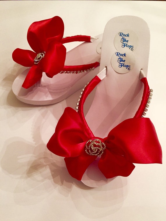 Bridal red sandals top