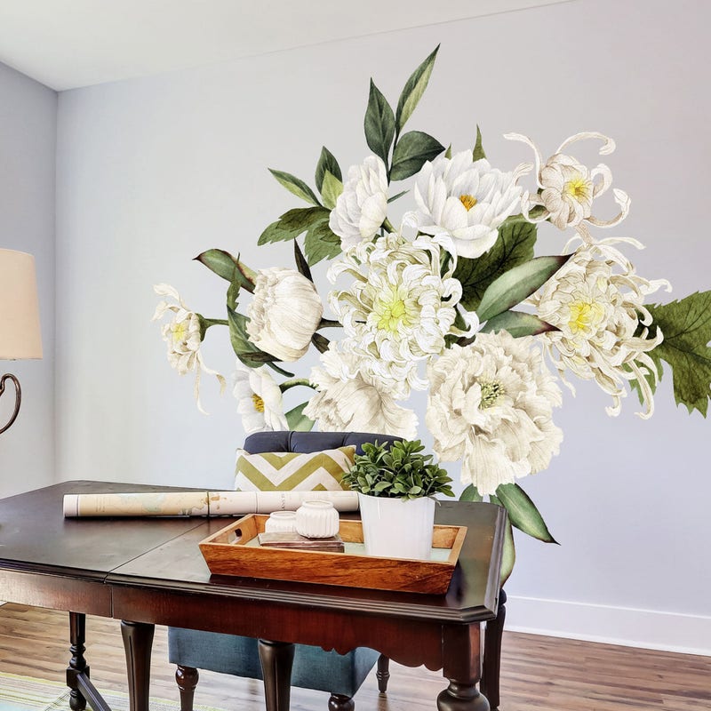 Flowers Wall Decal - Etsy