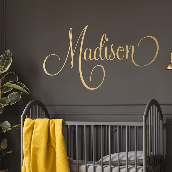 Kids Name Wall Decal Etsy