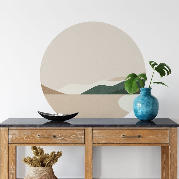 Circle Wall Decals Etsy