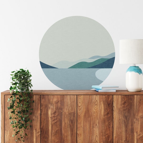 Circle Wall Decals Etsy