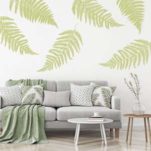 Fern Wall Decals - Large Wall Decals - ONE LEAF - Choose Size from drop down menu -  Great Plant Mom Gift - WB1002