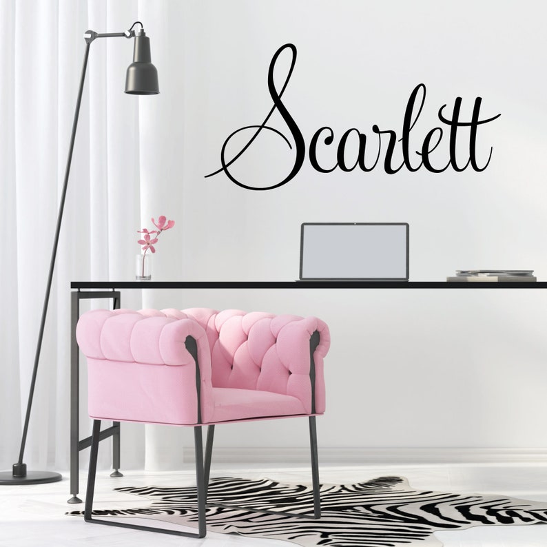 Personalized Name Wall Decal for Nursery Custom Name Wall Etsy