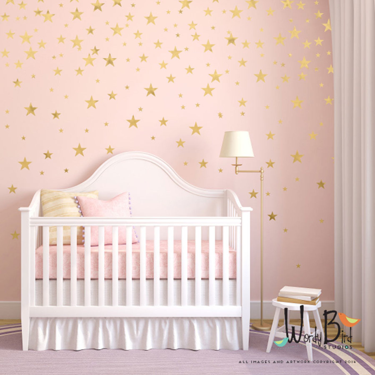 Baby Nursery Decals Star Confetti Wall Decals Stickers for Etsy Canada