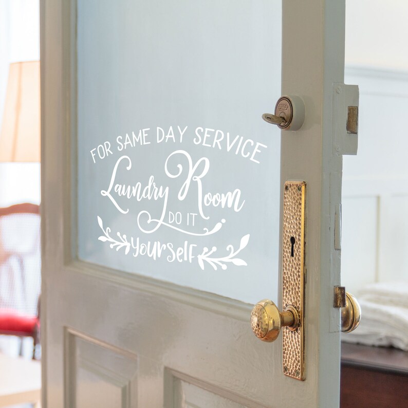 Funny Laundry Room Wall Decal Laundry Room for Same Day Etsy