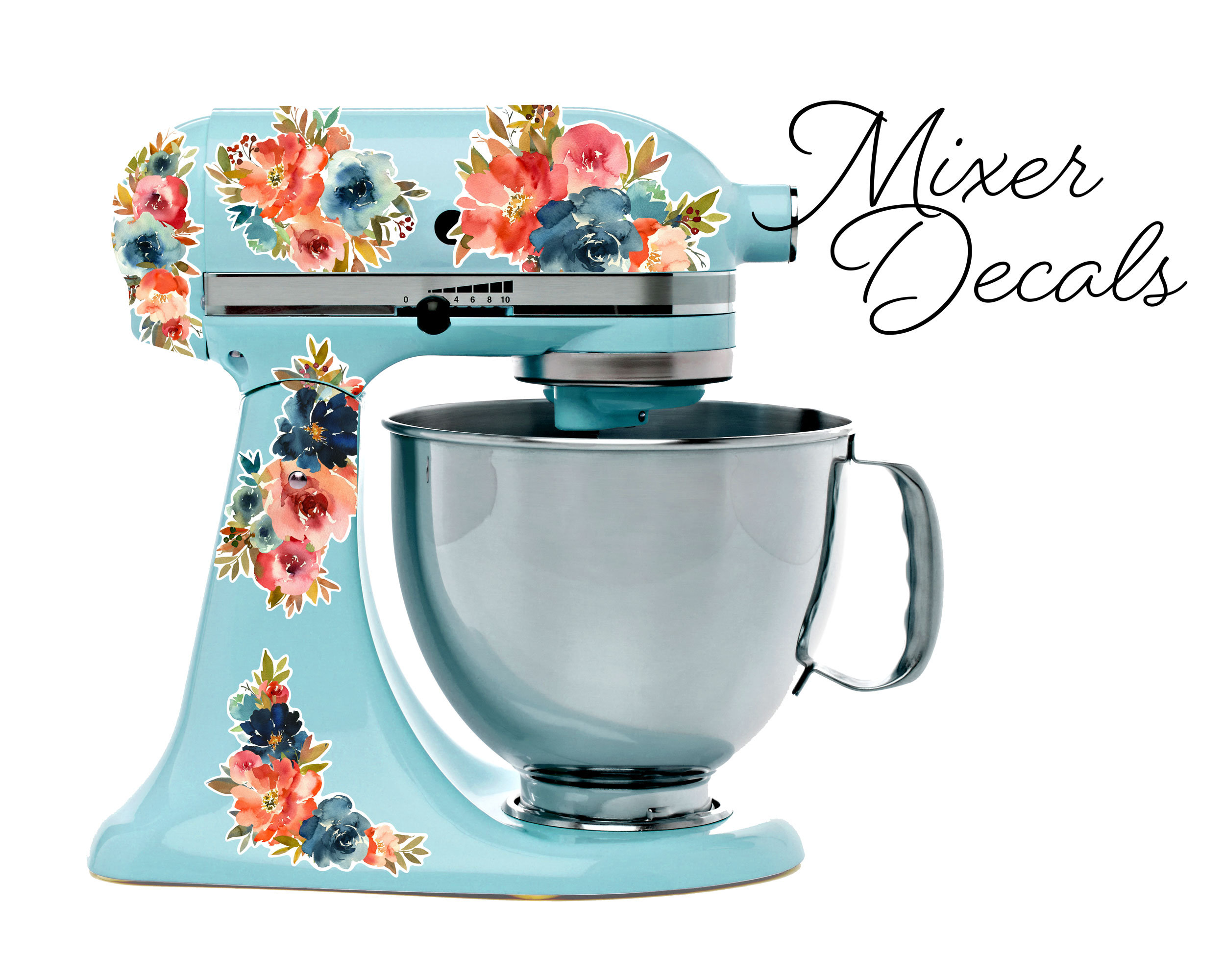 KitchenAid Mixer Decals Inspired by Vintage Pyrex – Tip Junkie