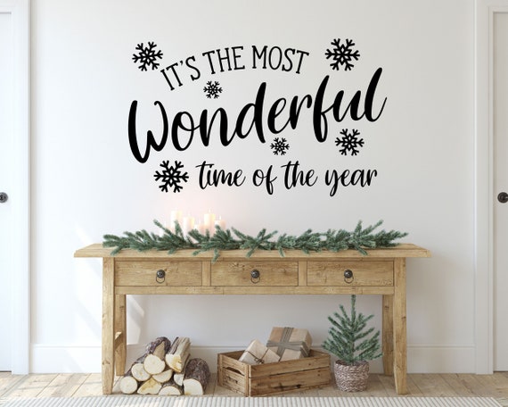 Most Wonderful Time Decal Most Wonderful Time Decal