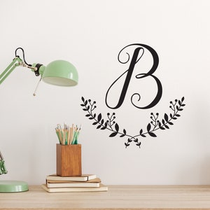 Monogram Sticker, Wall Letter Decal DB200 – Designed Beginnings