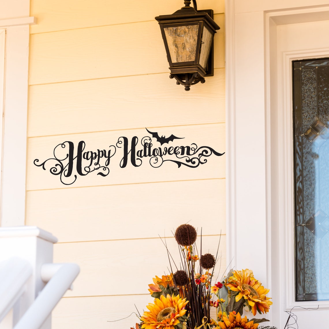 Happy Halloween Wall Decal Handwritten Style Halloween Etsy