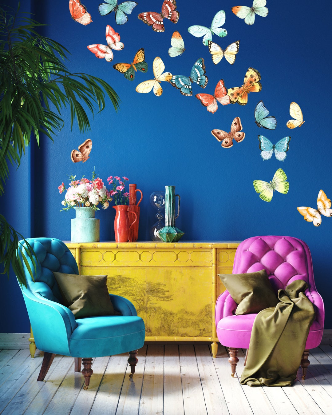 Sweet Butterfly Wall Decal Set in 2023  Butterfly decal, Butterfly wall  decals, Butterfly nursery