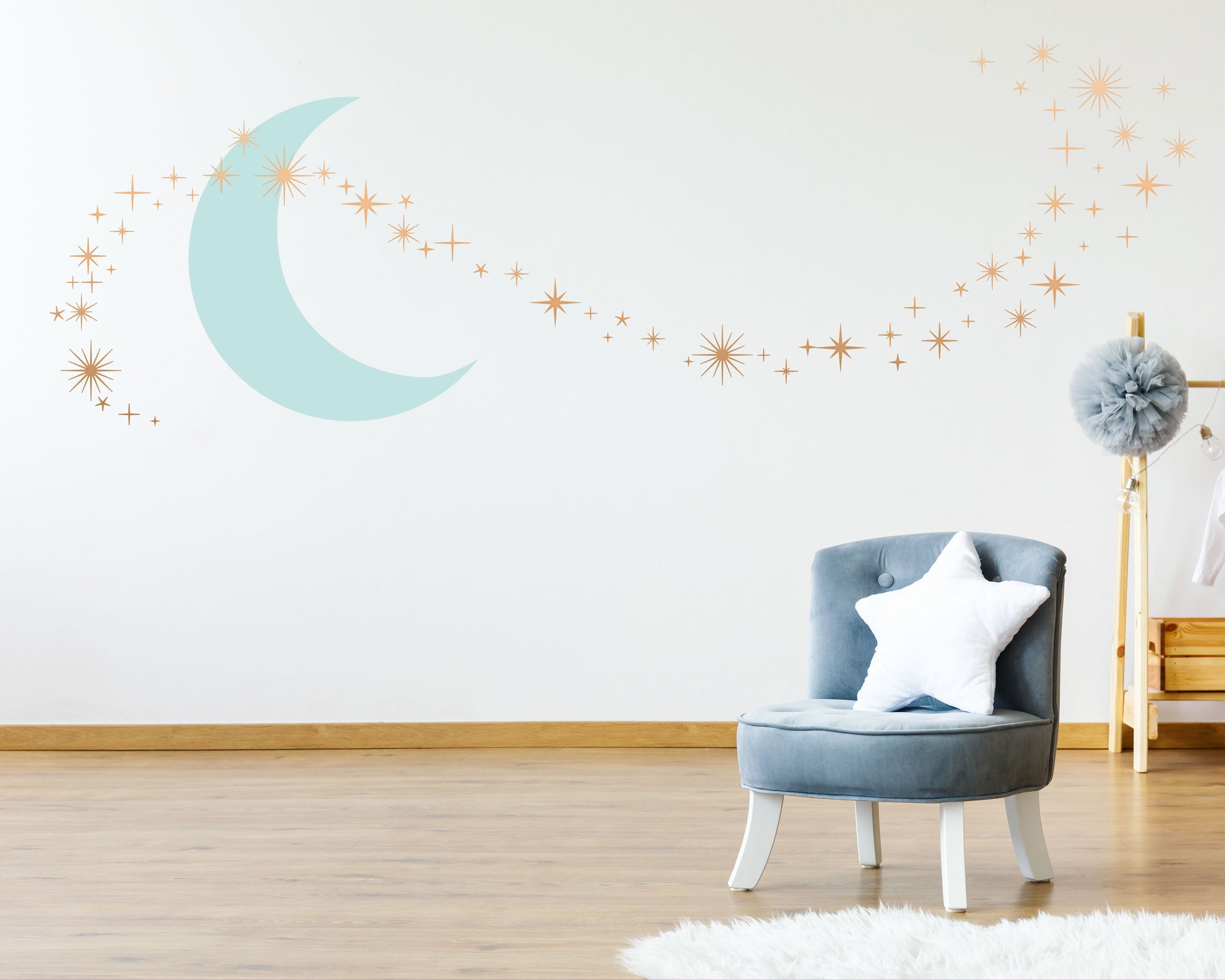 756 Pieces Glow In The Dark Wall Stickers Luminous Moon Planet Spaceship  Wall Decals Fluorescent Star Ceiling Stickers For Home Bedroom Kids Room  Party Wall Decorations (Fluo Blue) Walmart Canada | Cartoon