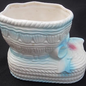 Baby Bootie Planter Vintage Made In Japan