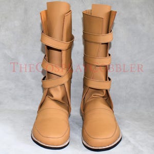 Custom-Made Luke Skywalker Star Wars Boots, Brown Leather Cosplay Boots, Costume Boots, Custom Handmade Boots, Vintage Jedi Boots, Men Boots