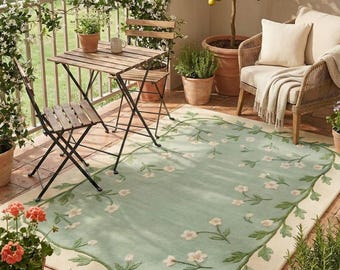 Spring Meadow – Hand-Tufted Floral Rug