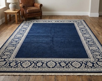 Royal Sapphire Hand Knotted Wool Rug