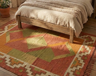 Rust & Sage Heritage Dhurrie
