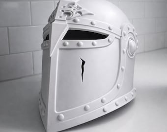 3D Printed Medieval Helmet | Wearable Full-Face Helmet | Cosplay or Display Piece