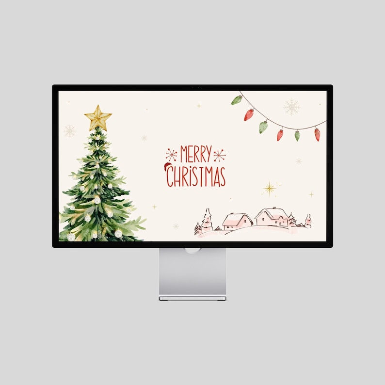 Merry Christmas Desktop Wallpaper – Holiday Background for Desktop ...
