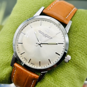 Vintage Jaeger le-Coultre Club Manual Hand winding Wrist Watch. Gift for him, Swiss watch, Highly collectable watch,Silver Dial