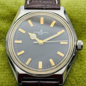 1980&#39;s Vintage Ulysse Nardin Manual Winding,Hand winding Wrist Watch. Gift for him, Swiss watch, Highly collectable watch,Swiss movement