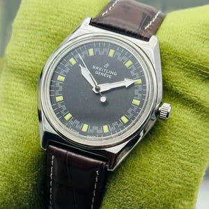 1980&#39;s Vintage Breitling Manual Winding,Hand winding Wrist Watch. Gift for him, Swiss watch, Highly collectable watch,Swiss movement