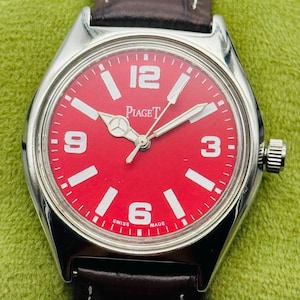 1980&#39;s Vintage Piaget 17 Jewels Automatic day date Wrist Watch. Gift for him, Swiss watch, Highly collectible watch,swiss movement