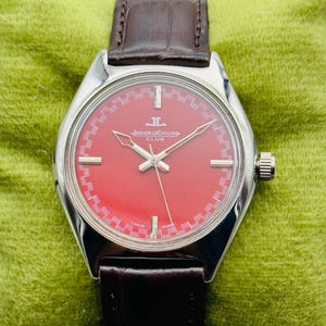 1980&#39;s Vintage Jaeger Le Coultre Manual Winding,Hand winding Wrist Watch. Gift for him, Swiss watch, Highly collectable watch,Swiss movement