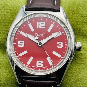 1980&#39;s Vintage Piaget 17 Jewels Automatic day date Wrist Watch. Gift for him, Swiss watch, Highly collectible watch,swiss movement