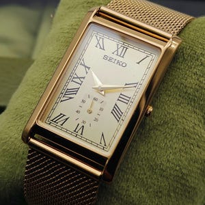 超レア SEIKO DOLCE ゴールド ローマ数字 Vintage seiko gold watch