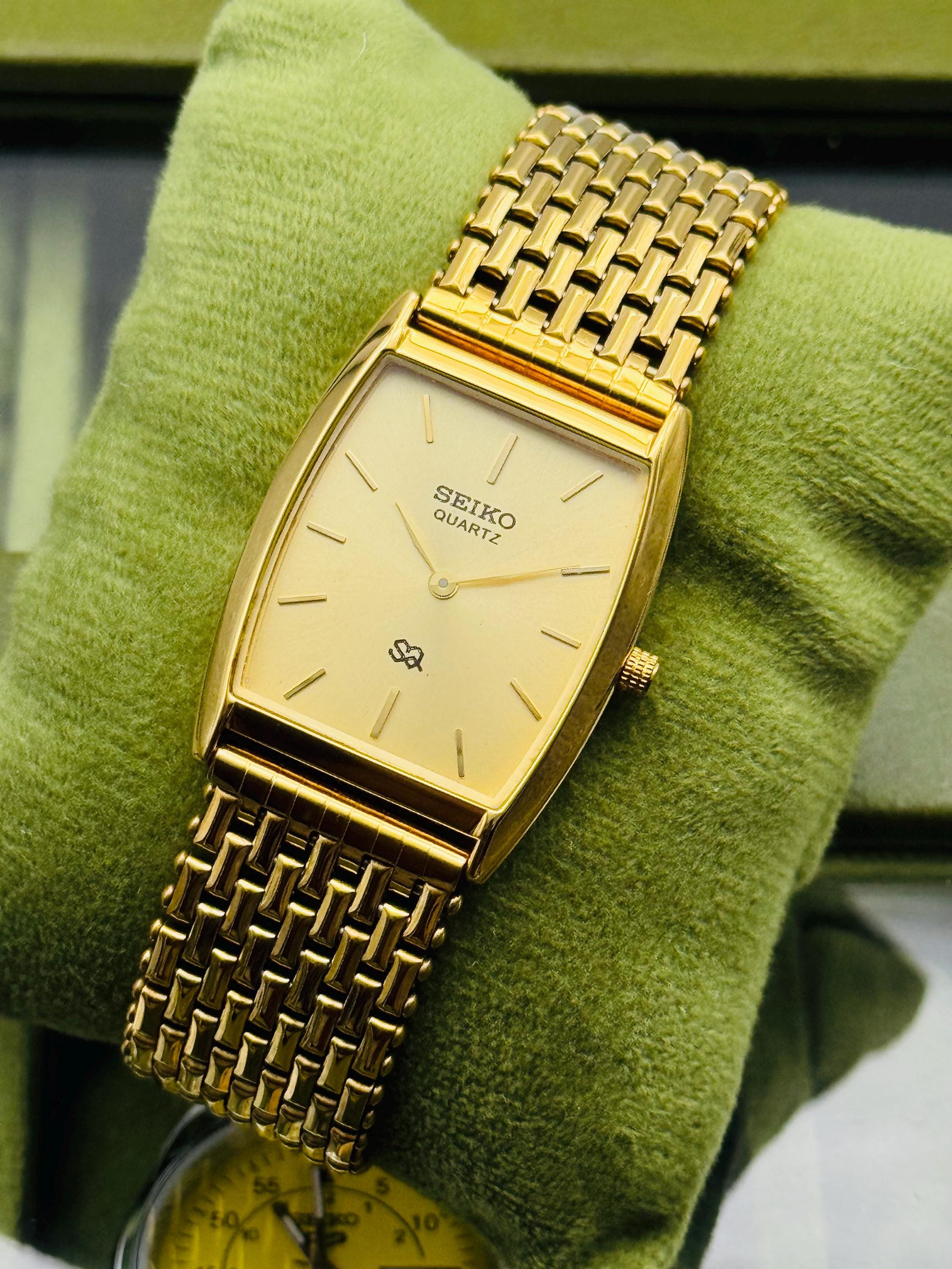 SEIKO クォーツ 5Y31-5040 ゴールドカラー メンズ腕時計 稼働品 SEIKO