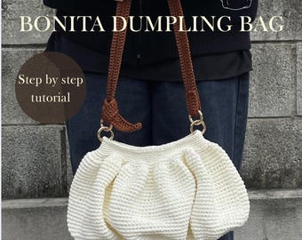Dumpling Bag Pattern häkeln: Anfänger-freundliche PDF-Anleitung (Instant Download)