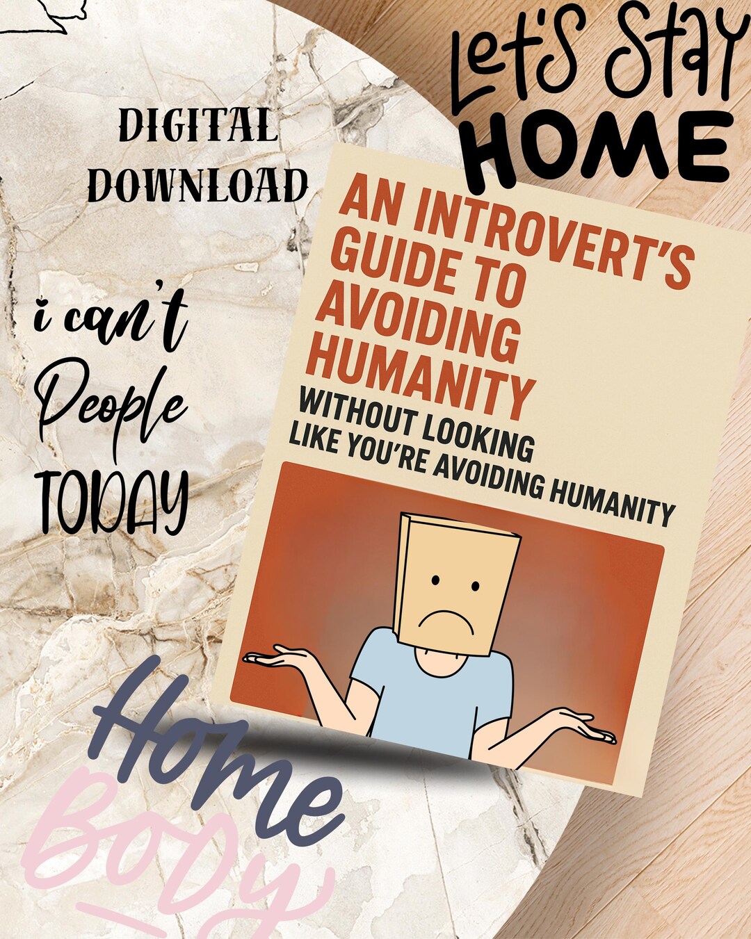 Funny Introvert Survival Guide: Social Evasion Tips, Bonus Poster ...