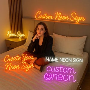 Custom Neon Sign, Neon Signs, Neon light Sign, Neon sign bedroom, LED Neon Sign, Home Decor, Wall Decor, Personalized Sign, Wedding sign