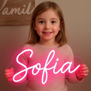 Custom Neon Signs | Girls Name Neon Sign | Personalized Neon Sign | Neon Sign Light | Aesthetic Custom Neon Sign | Wall decor | Room decor
