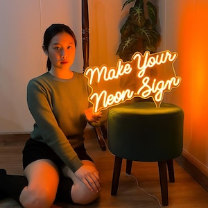 Custom Neon Sign | Neon Signs | LED Name Neon Sign | Family Name Neon Sign Personalized Gifts | Wedding Signs| Home Decor | Wall Decor