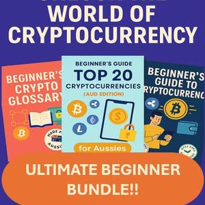 Crypto for Beginners AU | CoinSpot Tutorial + Glossary + Top 20 Coins PDF | Learn Bitcoin & Crypto Basics with AI Guide