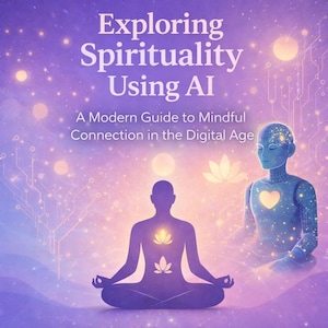 AI Guided Spiritual Reflection, Printable PDF, Self Growth Workbook, Clarity Prompts, Digital Download