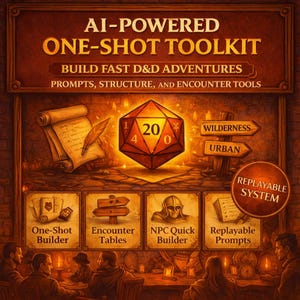 DnD One-Shot DM Bundle – Adventure Builder & Encounter Toolkit