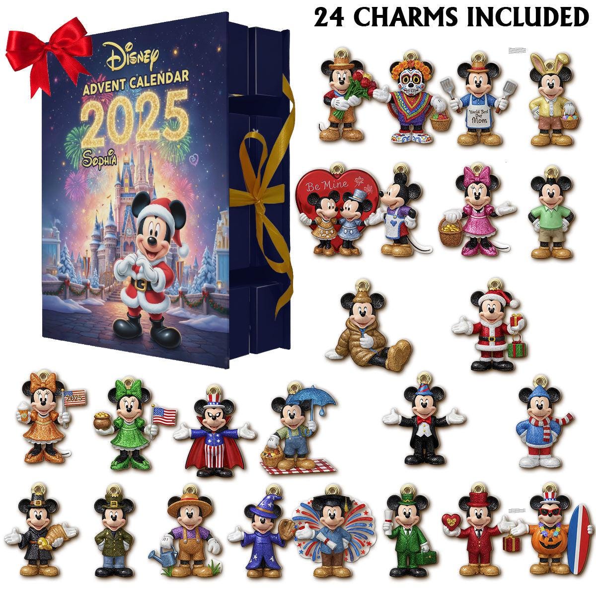 Discover Mouse Cartoon Advent Calendar 2025 Christmas Countdown Box Christmas Gift Collectible Ornaments
