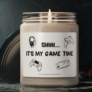 Candle for Gamer Funny Quote 9oz Scented Candle Gaming Gift  Video Game Decor Hand Poured Soy Wax Candle for Game Time